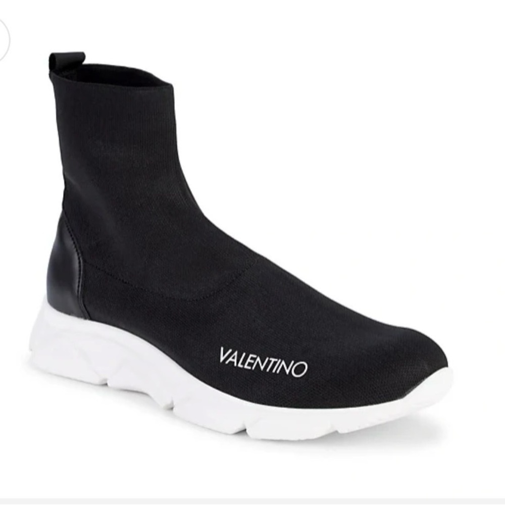 Mario Valentino Black Sock Sneakers
